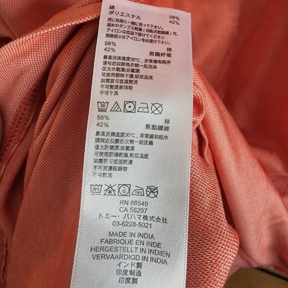 Tommy Bahama Polo Shirt Mens 2XL Coral Supima Cotton Blend Marlin Logo TB220248 - Picture 7 of 11